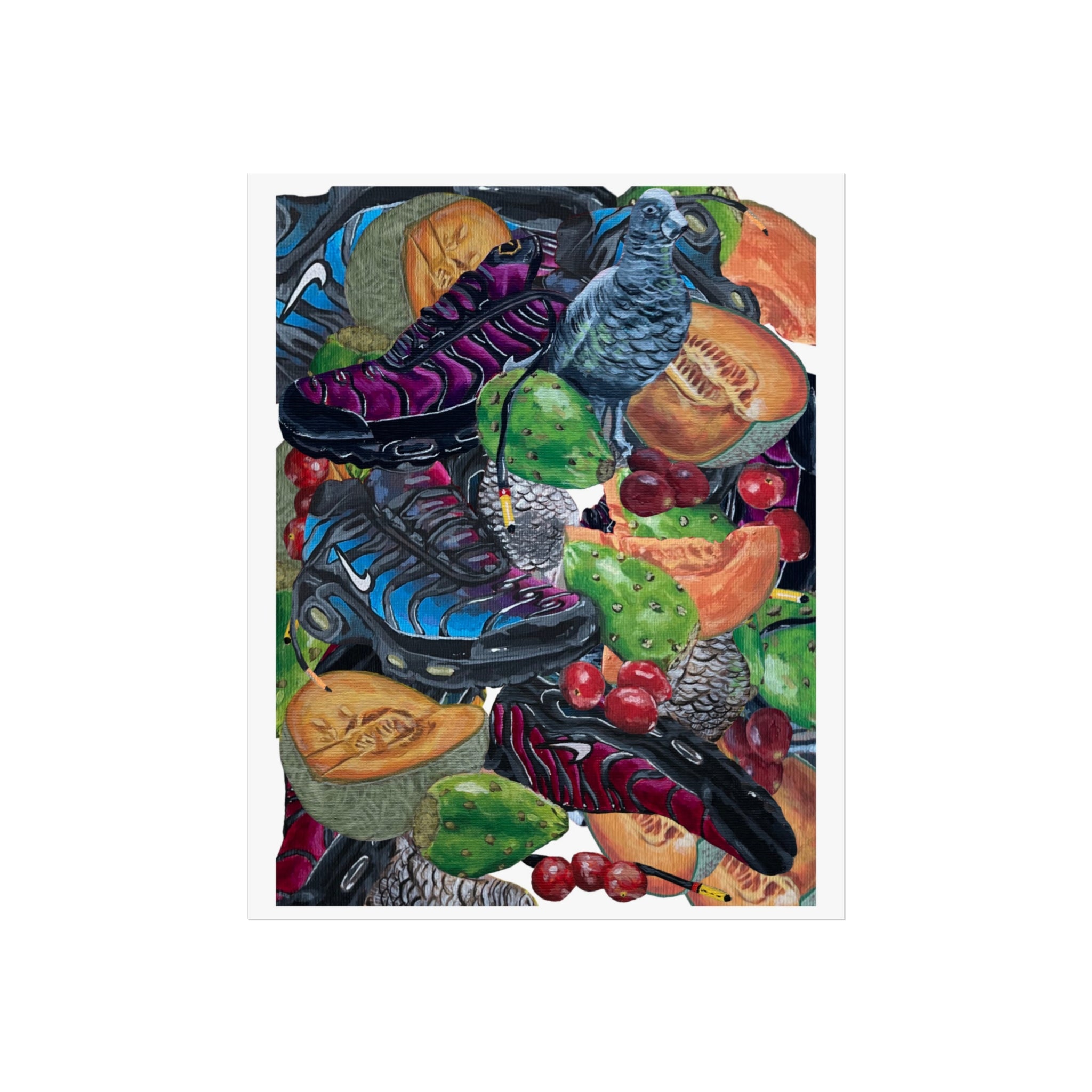 Air Max Tn Collage Poster